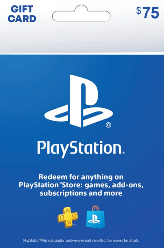 PlayStation Network Gift Card - 75 USD - USA PSN Key - United States